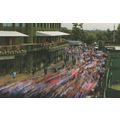 Wimbledon London Crowds Rush Hour Into Tennis M...