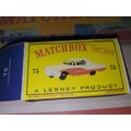 Matchbox - No75 Ford Thunderbird - Replica Box
