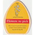 BEER MAT - FLOWERS BREWERY - SWEET PEA - (Cat 0...