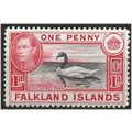 Falkland Islands 1938 SG147a 1d Black & Vermili...
