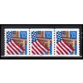 2913v 32c U.S. Flag Over Porch Very Fine MNH LG...