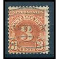 Used J82 3c Postage Due Average WA1357
