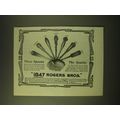 1902 1847 Rogers Bros. Silver Ad - Shell, Berks...