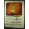1982 Baume & Mercier Watch Ad - Mark of Success