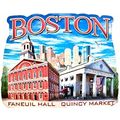 Boston Massachusetts Montage Artwood Fridge Magnet