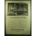 1949 Buick Estate Wagon Ad - It seems they know...