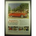 1949 Studebaker Commander Convertible Car Ad - ...