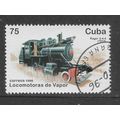 CUBA 1996 STEAM RAILWAY 1914 75c ROGERS LOCOMOT...