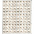 1869a, Nimitz Complete Sheet of 100 50 Cent Sta...