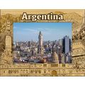 Argentina Laser Engraved Wood Picture Frame Lan...