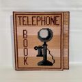 Vintage Retro 1970s Kitsch Needlepoint Telephon...