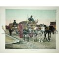 Naples, Flour Wagon, Italy, Book Illustration (...