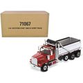 Western Star 4900 SF Dump Truck Red and Silver ...