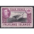 Falkland Islands KGVI 1938-50 4d Black Purple G...