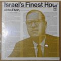 Israel's Finest Hour, by Abba Eba - LP - *** SE...