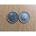 Netherlands 1975 10 Cents Coin