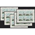 Finland WWF Arctic Fox 5 Sheetlets 1993 MNH SG#...