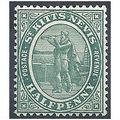 St. Kitts Nevis 1905 SG12 1/2d Grey-Green Mount...