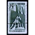 CANADA 1968 SG 629 15c SLATE BLACK ARMISTICE MO...