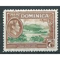 Dominica 1947 SG105a 7d Green & Yellow-Brown Mo...