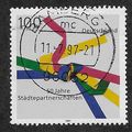 GER 1997 100pf '50TH ANN OF TOWN TWINNING MOVEM...