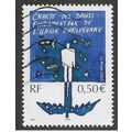 FRA 2003 50c 'HUMAN RIGHTS CHARTER' FINE USED (...