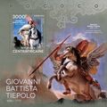 CENTRAL AFRICA 2014 SHEET MNH TIEPOLO ART PAINT...