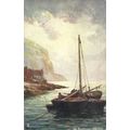 Fife OLD BUCKHAVEN Fishing Boat Postcard (Tuck ...