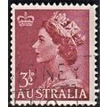 AUSTRALIA, 1956 3.5d QEII, SG 262a (Scott #292)...