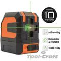 HARDEN 581002 CrossLine Laser Level Green Beam ...