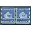 1520 10c Jefferson Memorial Fine MNH CLP B0909