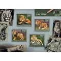 CENTRAL AFRICA 2014 SHEET MNH LIONS INTERNATION...