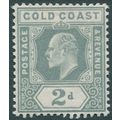 Gold Coast 1909 2d greyish slate SG 61 unused