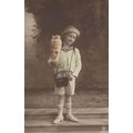 Edwardian Child With Giant Toy Ice Cream Cornet...