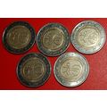 OPENED BOOK 1957: GERMANY★ 2 EURO 2007ADFGJ NON...
