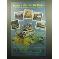 1993 Six Flags Theme Parks Ad - Make a day for Six Flags. Bigger than Disneyland