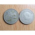 Tunisia 1976 1/2 Dinar Coin