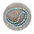 Blue Dyed Malachite 6mm Natural Stone Beads Str...