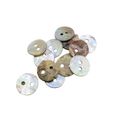 10mm Natural Mother of Pearl Shell Round Button...