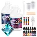 Epoxy Resin Kit 1 Gallon, Deep Pour Epoxy Resin...