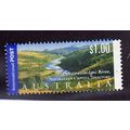AUS 2001 $1.00 'MURRUMBIDGEE RIVER' FINE USED (...