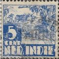 DUTCH EAST INDIES, MAMMAL, Water buffalo, blue ...