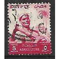 EGYPT 1954 AGRICULTURE 5M RED SG499 FINE USED#