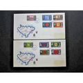 1969 INAUGURAL DEFINITIVES FIRST DAY COVERS VAL...