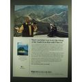 1987 Princess Cruises Ad - Gavin MacLeod - See the Orient