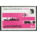 Antigua 1969 1st Anniversary of CARIFTA 4c Blac...