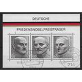 GER 1975 'GERMAN NOBEL PEACE PRIZE WINNERS' M/S...