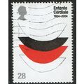 2004 Centenary Entente Cordiale 28p Grey Black ...