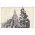 St Brides Church Cwmdauddwr Postcard Radnorshire