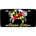 Ocean City Maryland Crab with Flag Design Licen...